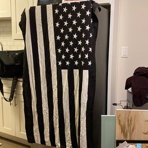 Black and white flag